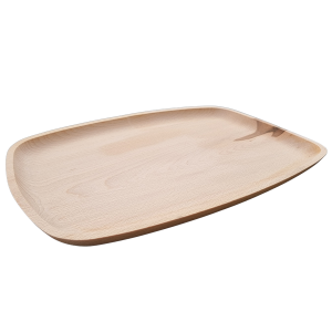 Osztatlan bükk fatál 45×30cm