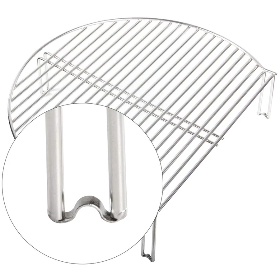 Rozsdamentes acél emelt sütőrács Kamadoba M 39cm - Image 3